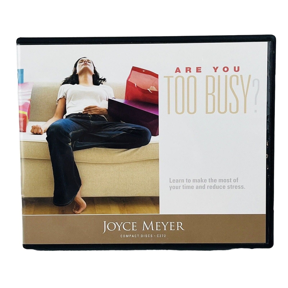 Are You Too Busy? 4 Audio CD Set Joyce Meyer Ministries‎